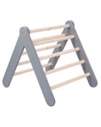 Wooden Pikler Climbing Ladder - Gray