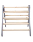Wooden Pikler Climbing Ladder Gray