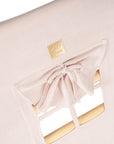 White Ladder House With a Pink Cover