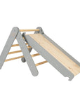 Ladder with a Slide-Climbing Wall - Grey