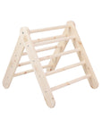 Wooden Pikler Climbing Ladder - Natural Wood
