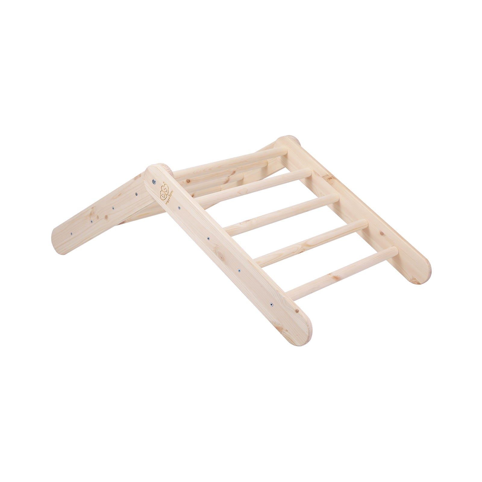 Wooden Climbing Ladder Natural Wood
