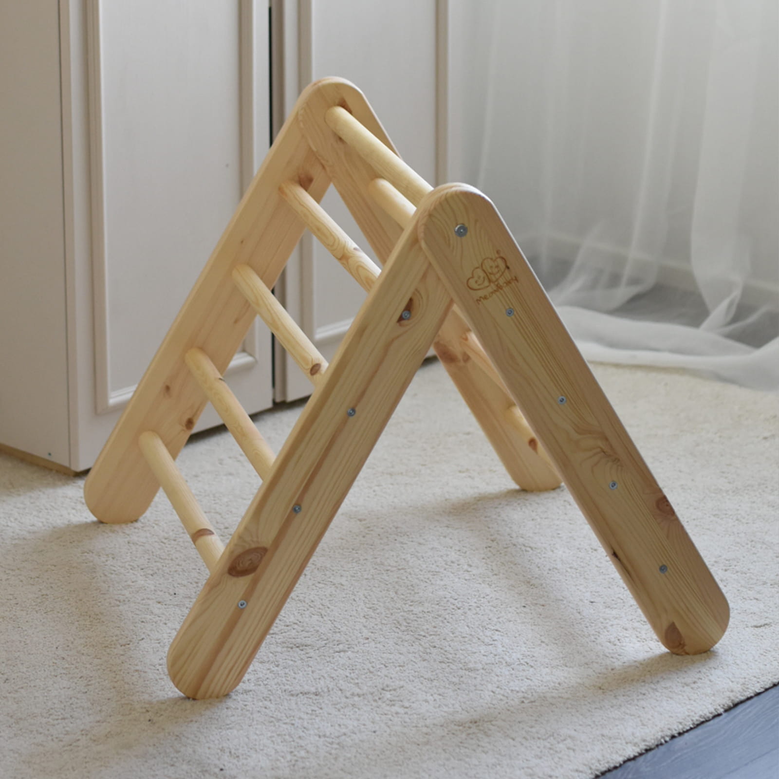 MeowBaby Montessori Triangular Ladder – Motor Skills &amp; Play Gym by MeowBaby at www.brixbailey.com