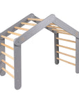 Large Wooden Pikler Ladder - Gray