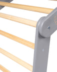 Large Wooden Pikler Ladder - Gray