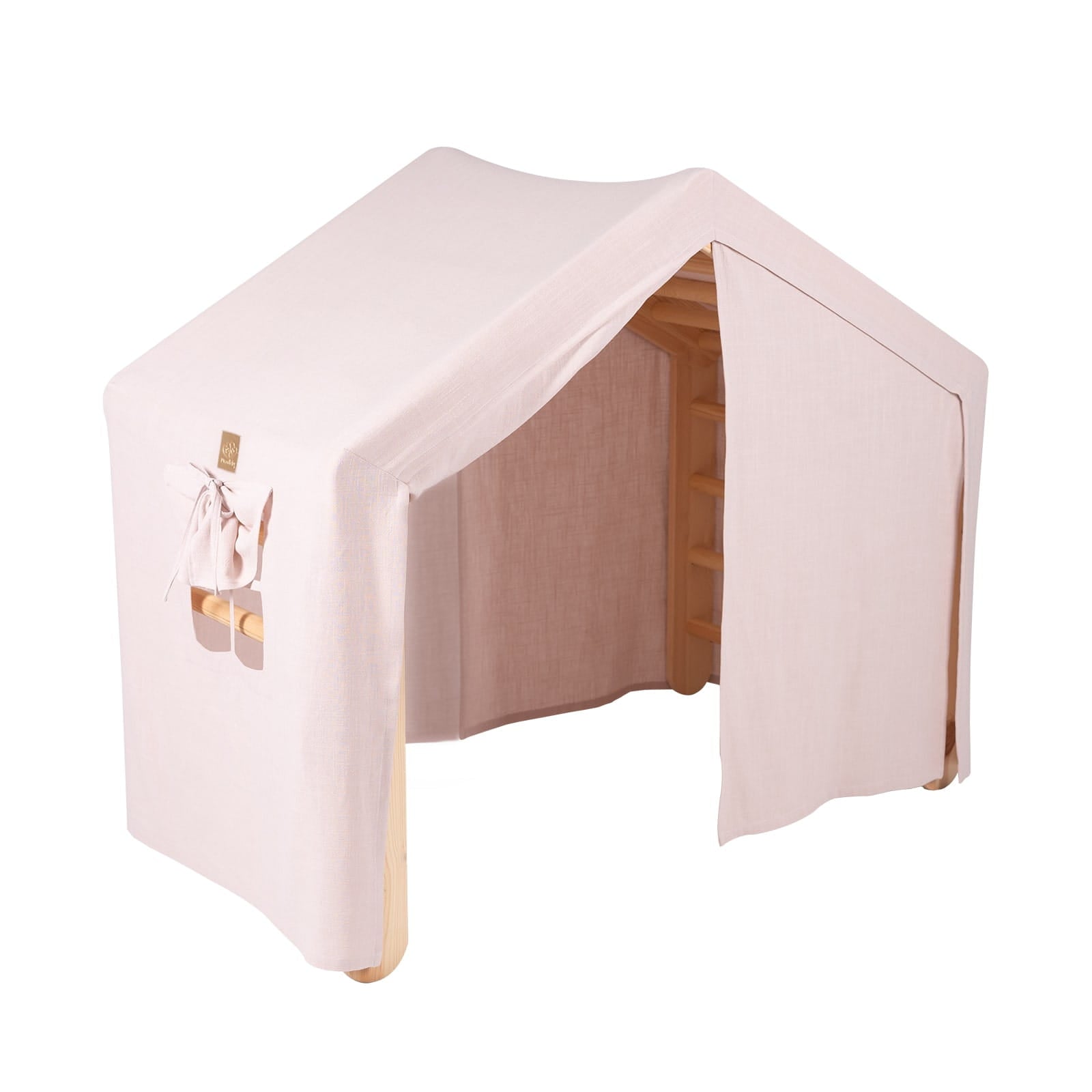 Versatile Kids&#39; Ladder House &amp; Tent Combo – Playful &amp; Safe Design by MeowBaby at www.brixbailey.com