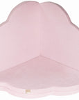 Cloud Shaped Pink Velvet Kids Play Mat