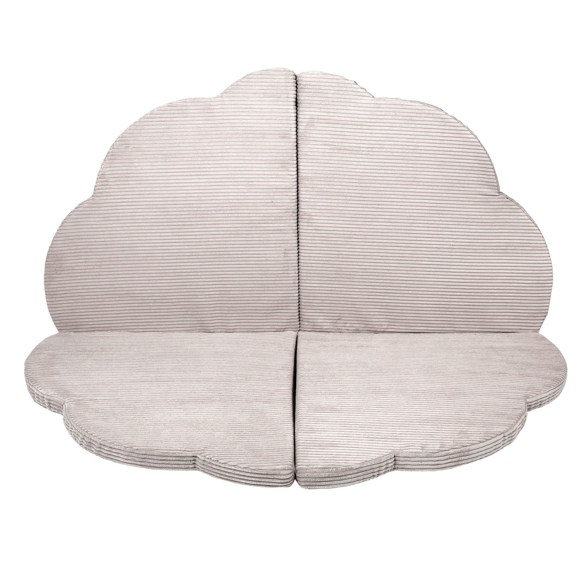 Cloud Shaped Play Mat in Ecru for Kids