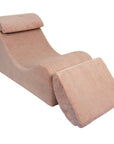 Wave Lounger in Powder Rose