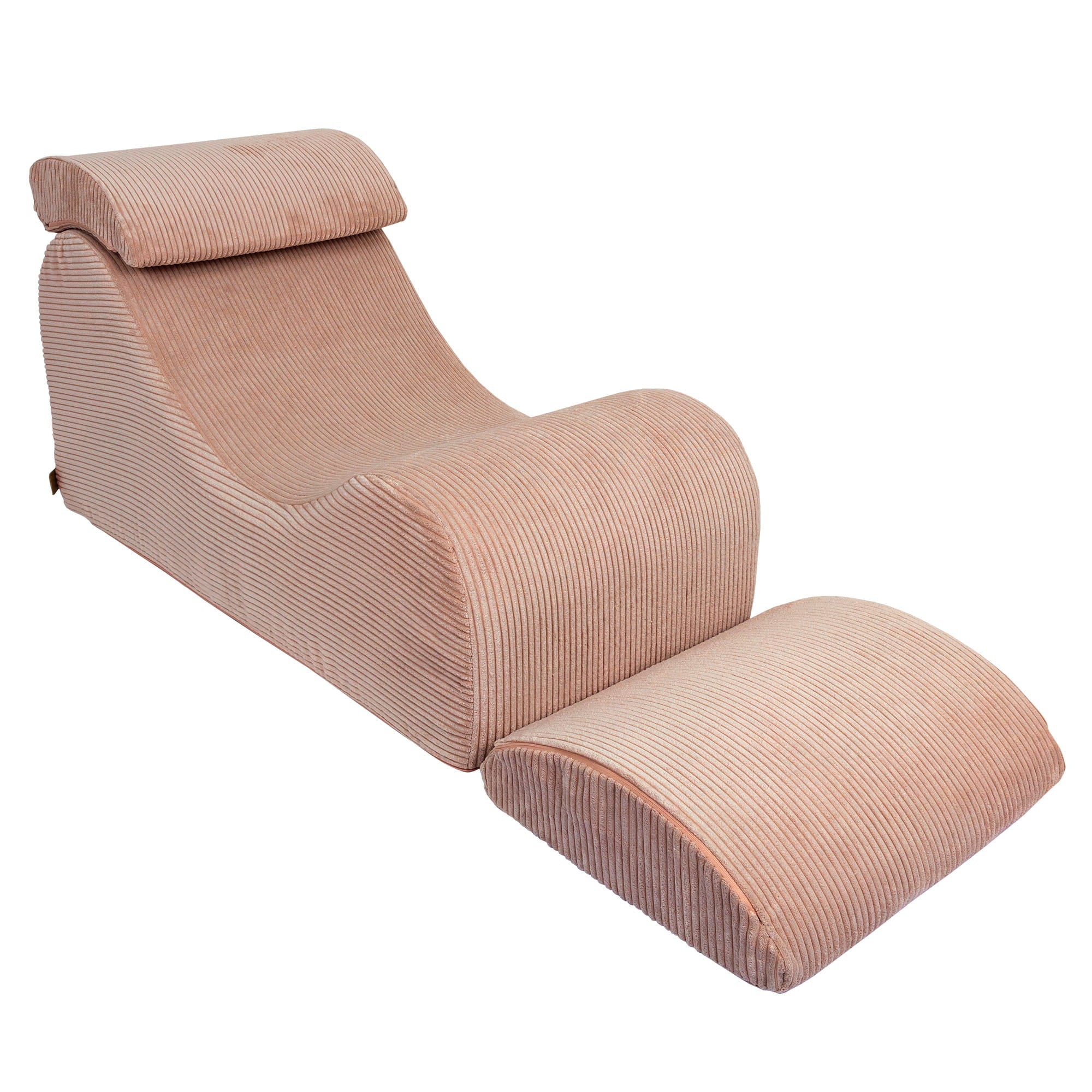 Wave Lounger in Powder Rose