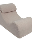 Wave Lounger Light Grey Bearly