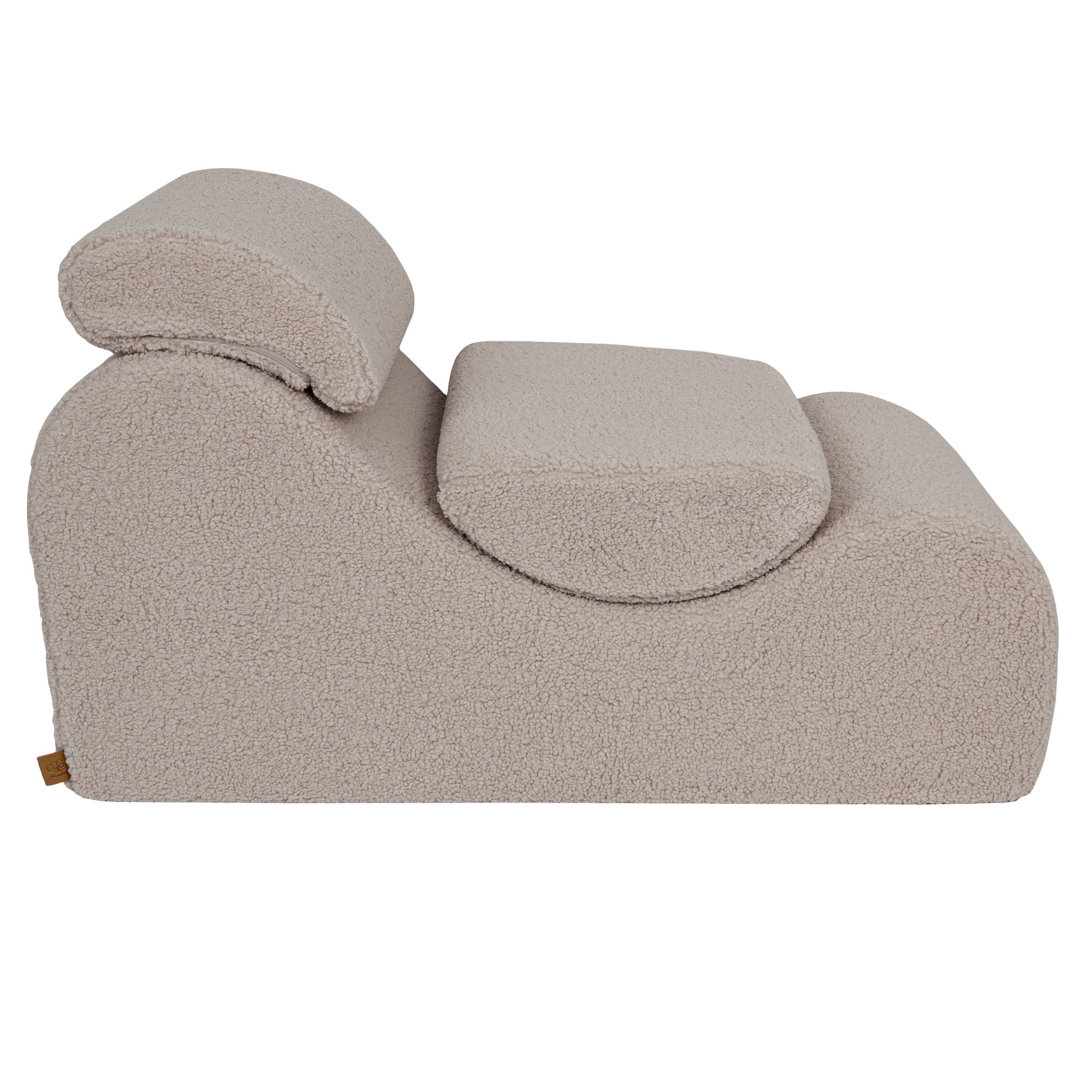 Wave Lounger Light Grey Bearly
