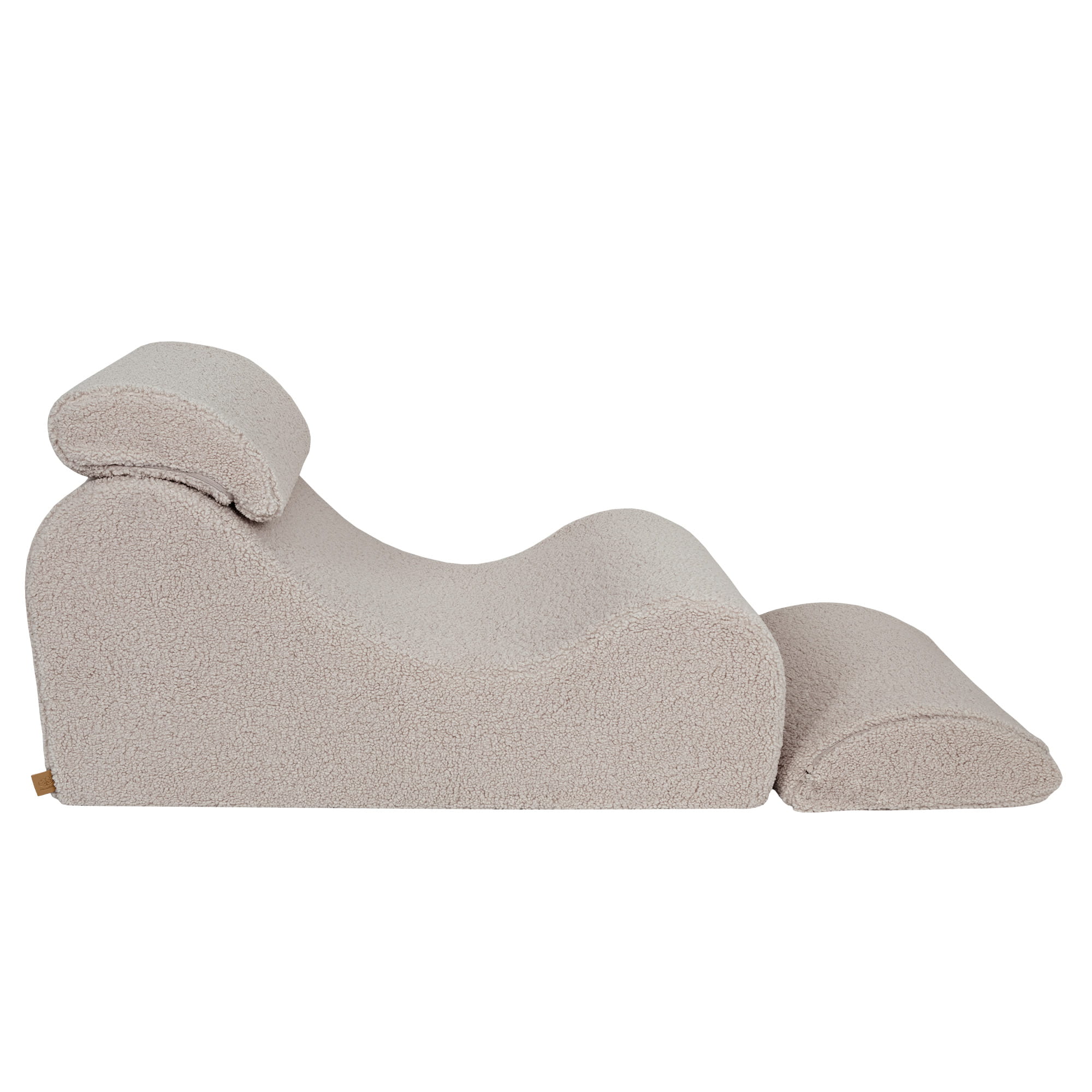 Wave Lounger Light Grey Bearly