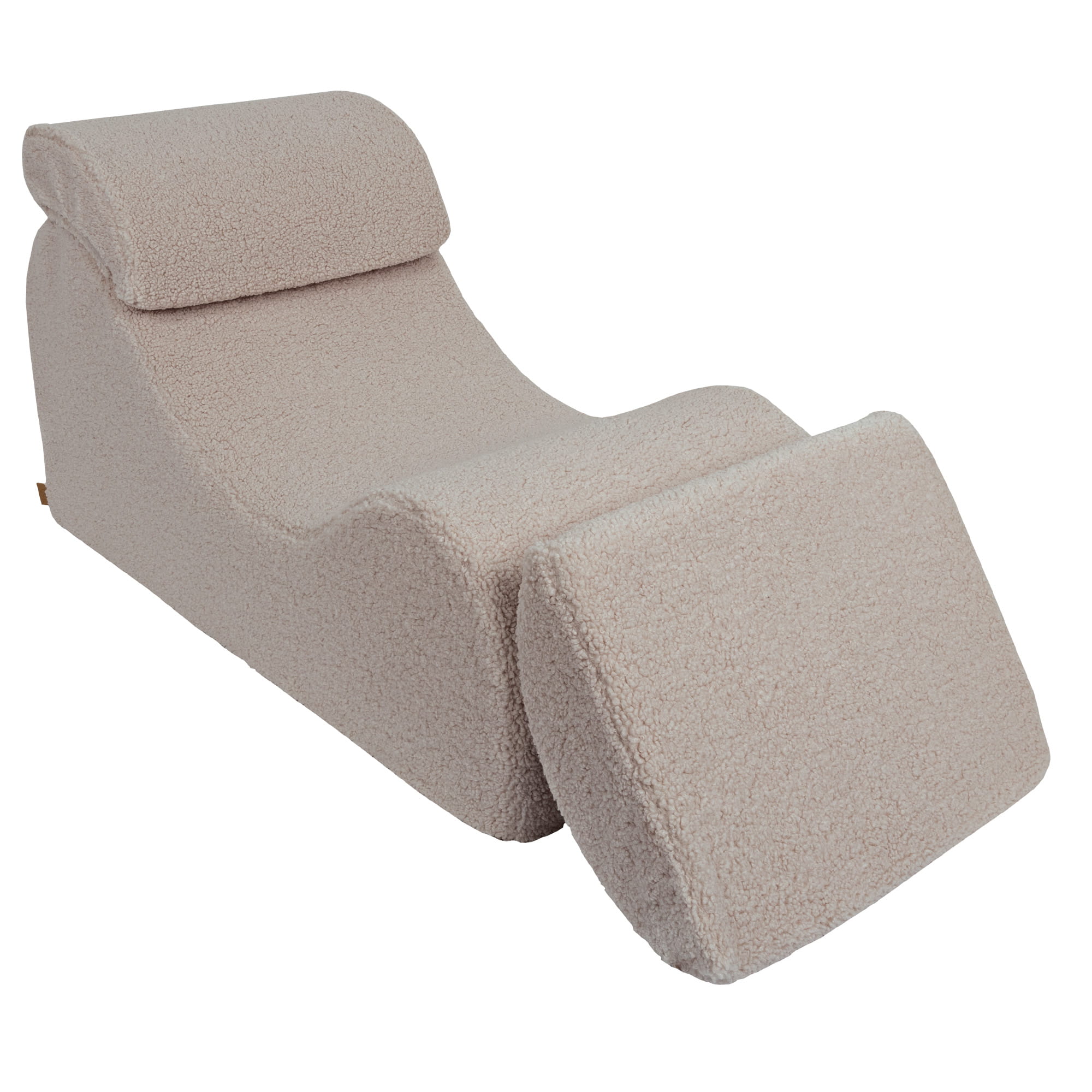 Wave Lounger Light Grey Bearly