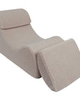 Wave Lounger Light Grey Bearly