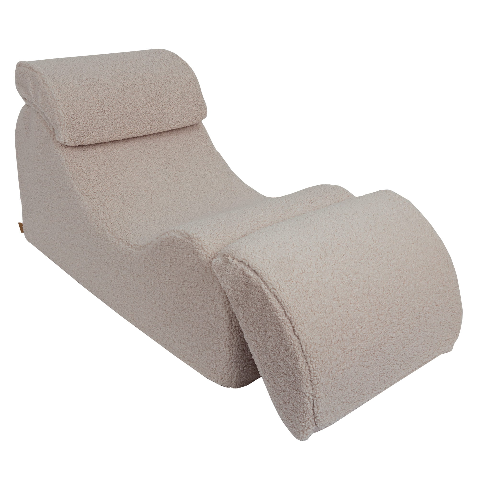 Wave Lounger Light Grey Bearly