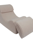 Wave Lounger Light Grey Bearly