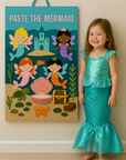Paste The Mermaid Felt Play Board-Magical Sensory Dress up activity for kids | The Playmakers Co