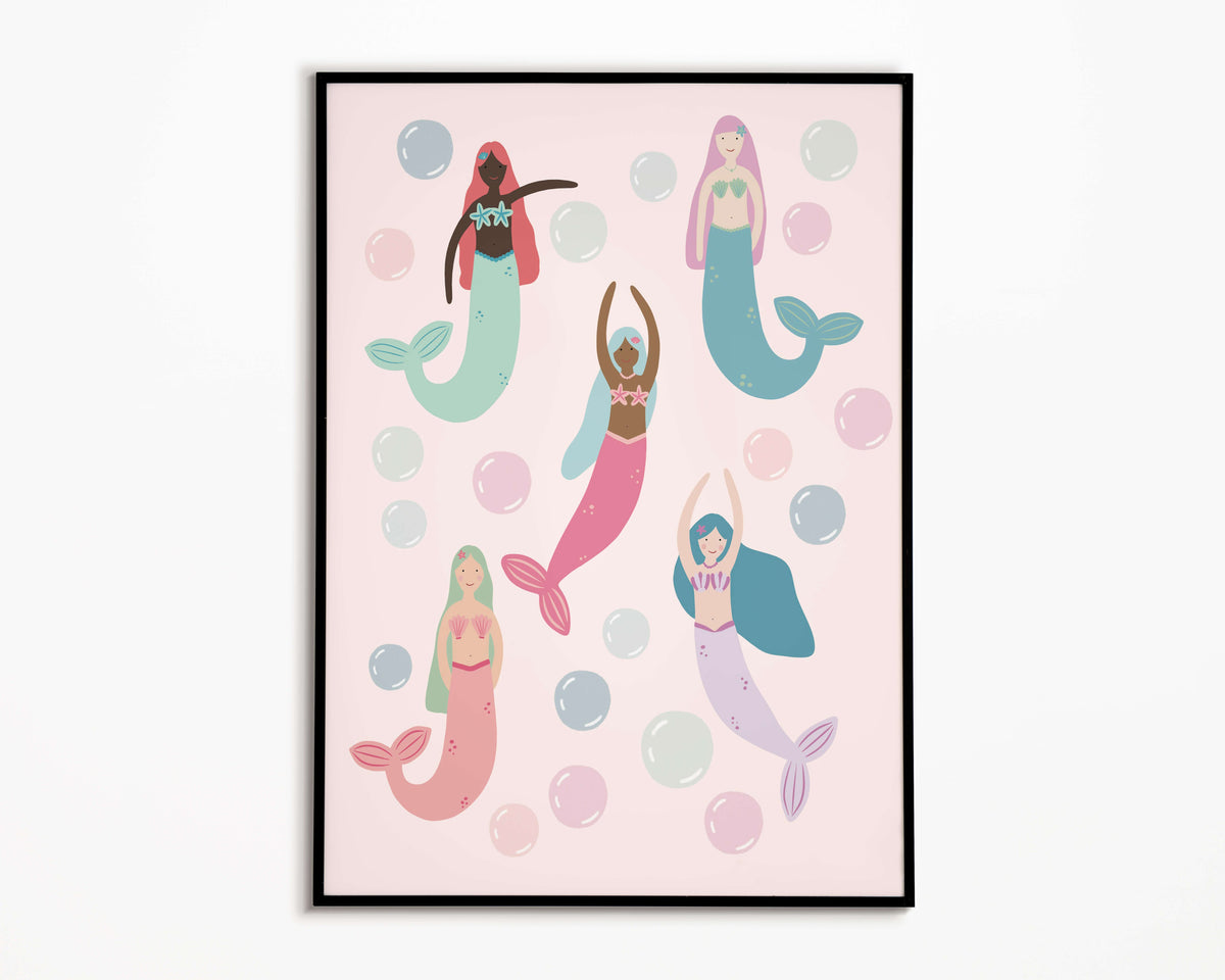 Mermaids Print