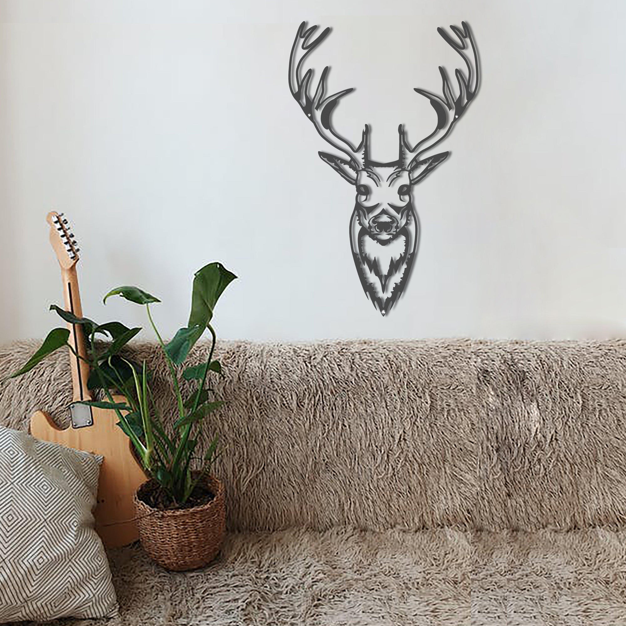 Stag - Metal Wall Art