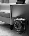 Silver Grande Buddha Candle