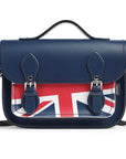 Union Jack Midi Satchel - Navy