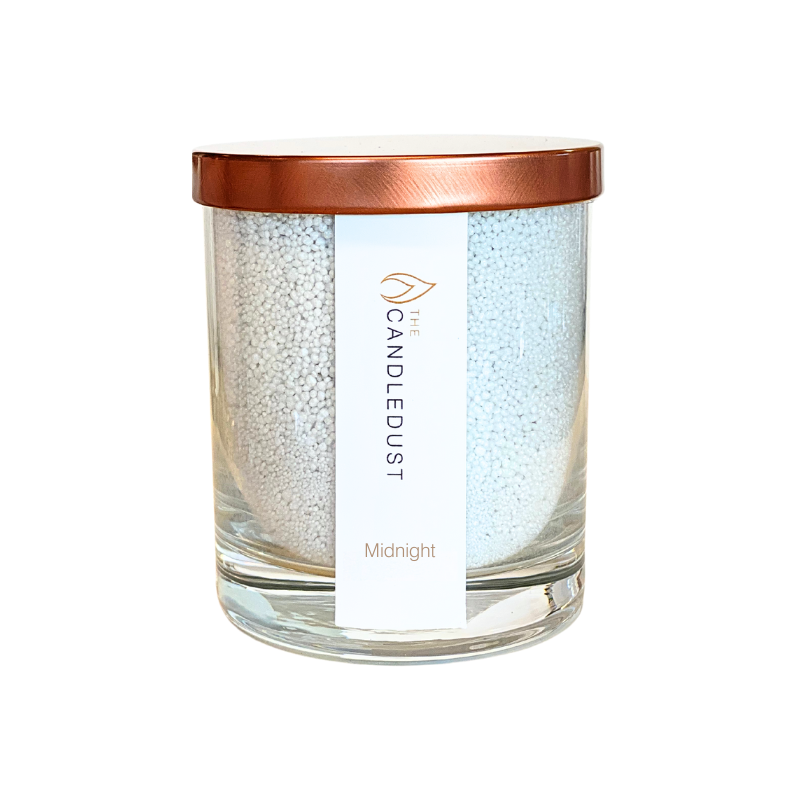 Midnight Powdered Glass Candle 160g