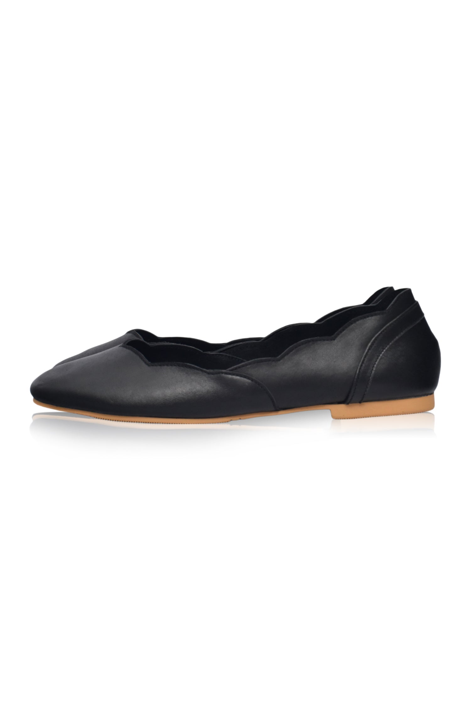 Milan Leather Ballet Flats-5