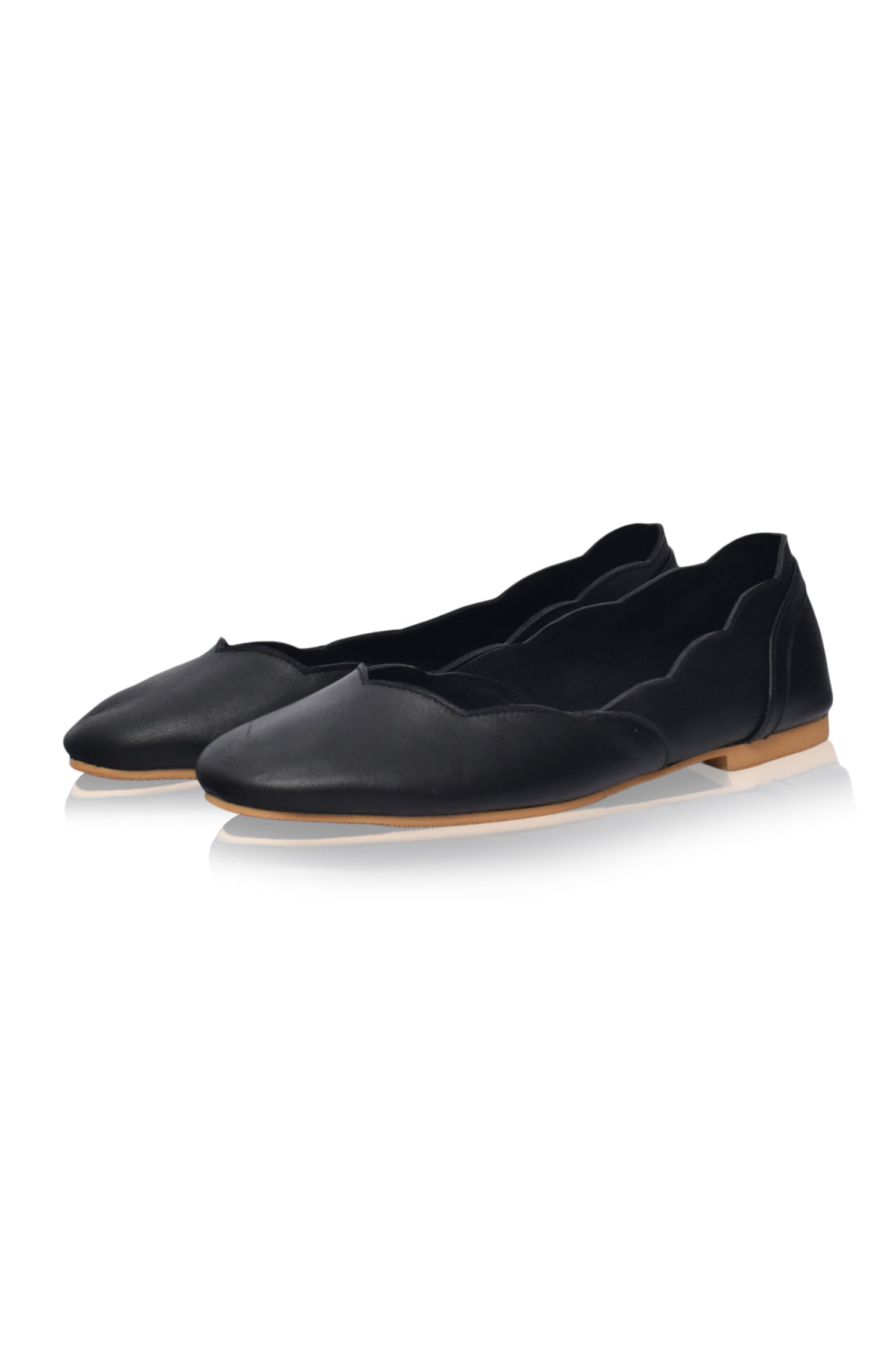 Milan Leather Ballet Flats-2