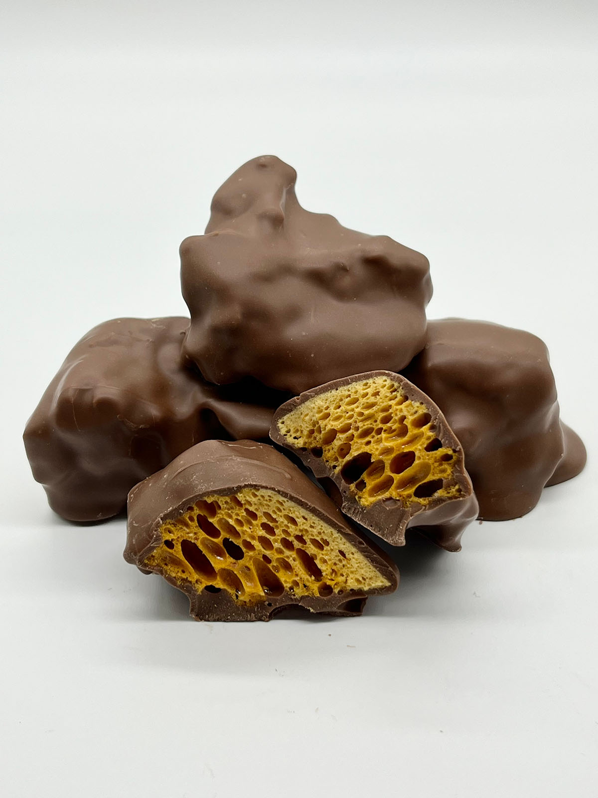 Chocolate Honeycomb - Handmade Milk Chocolate Cinder Toffee (250g)