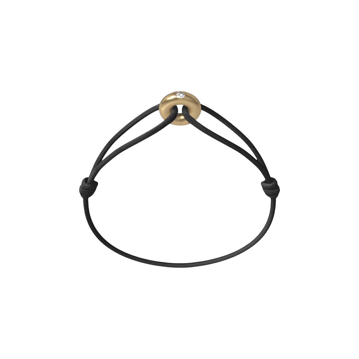 Mini Golden Soho Diamond Cord Bracelet