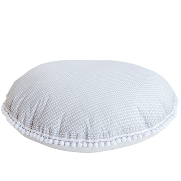 MINICAMP Big Floor Cushion - Rhombus Diamond Grey - Hypoallergenic & Stylish for Kids by Minicamp at brixbailey.com