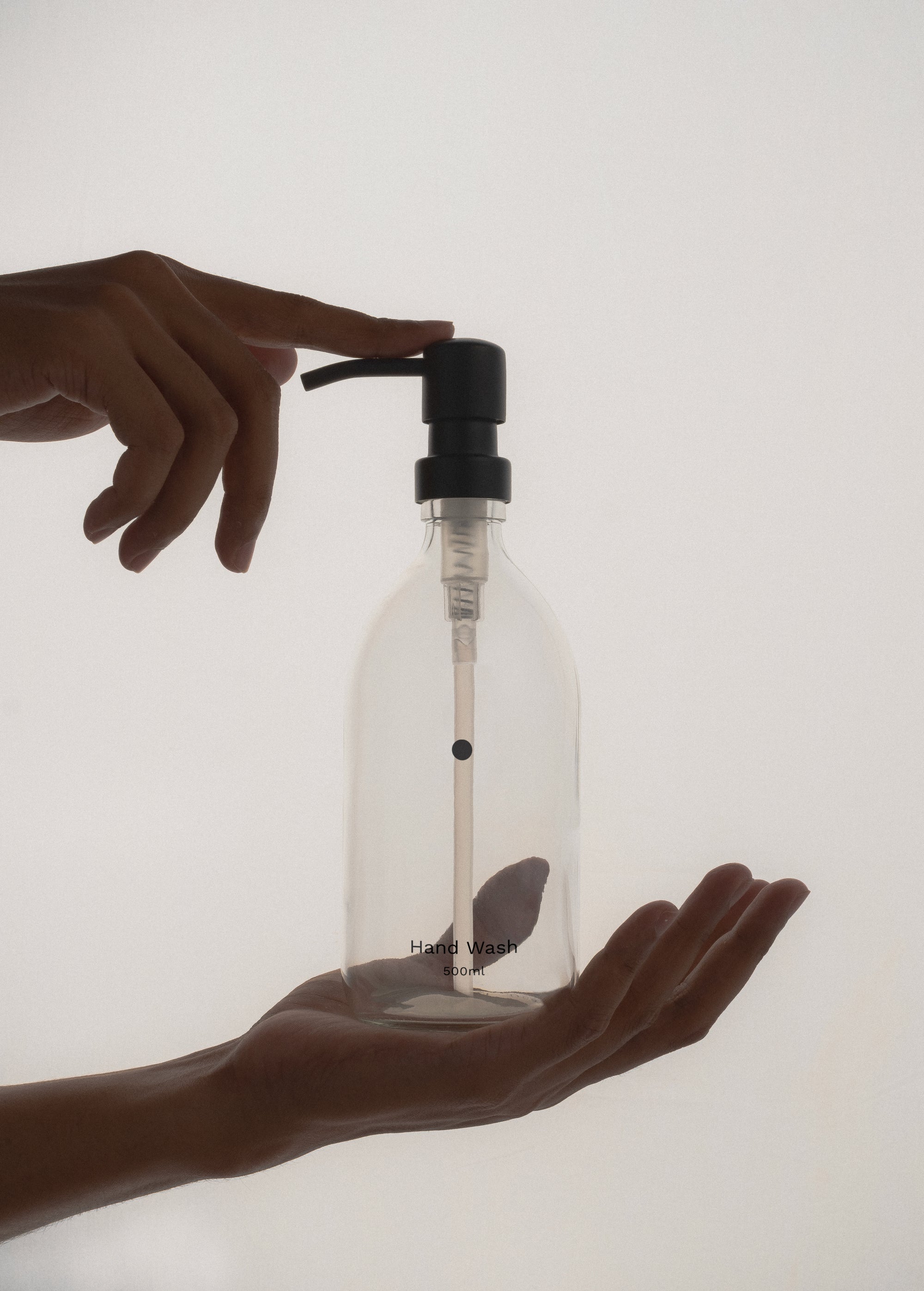 Minimal Clear Soap Dispenser-1