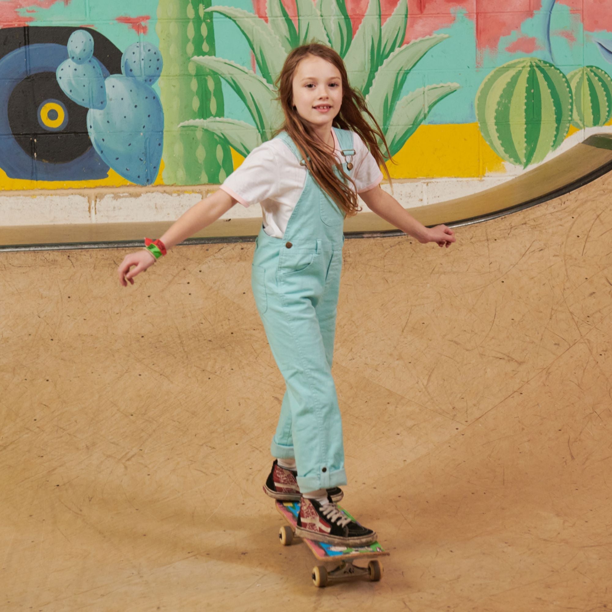 Mint Denim Dungarees