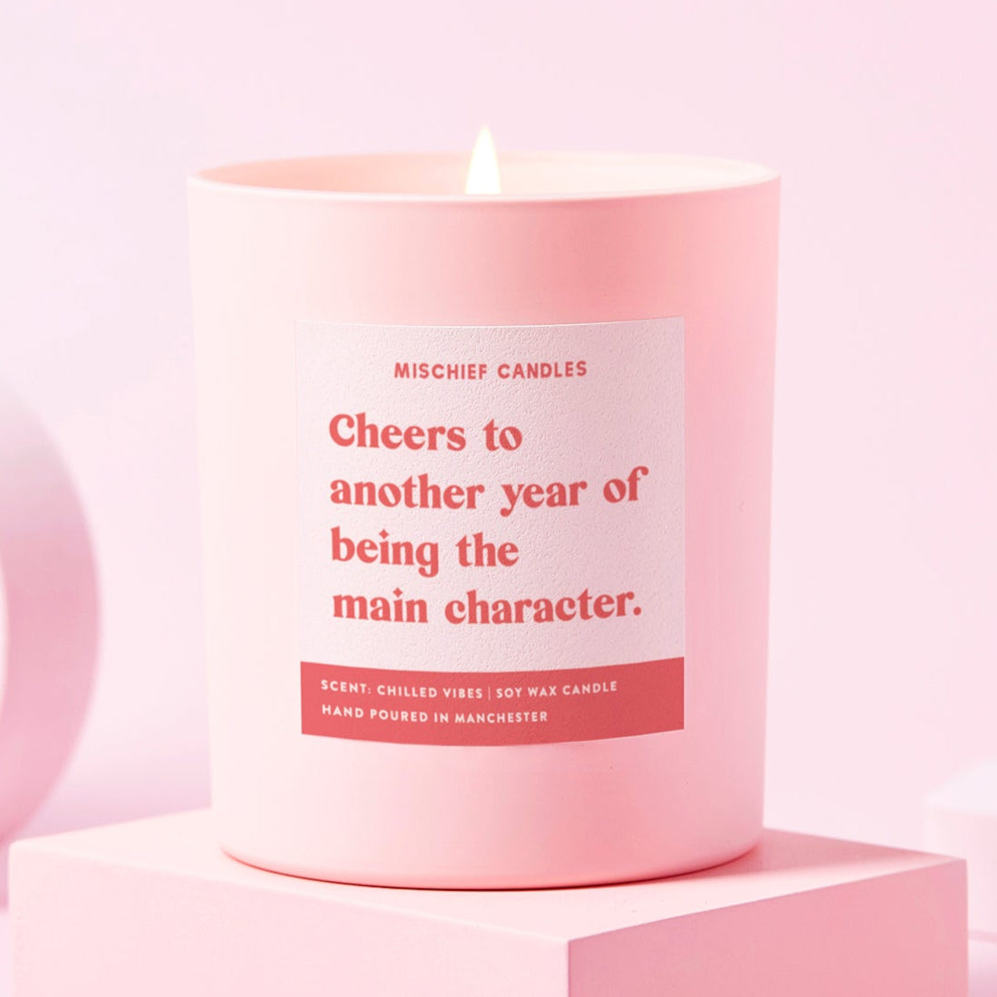 Another Year of Being the Main Character Candle