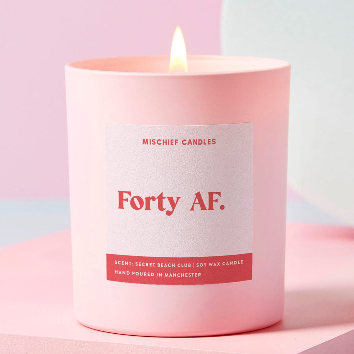 Forty AF Candle
