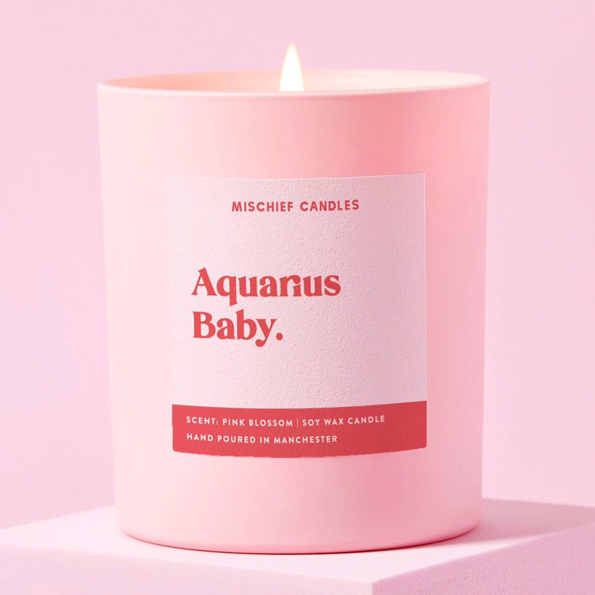 Aquarius Baby Candle