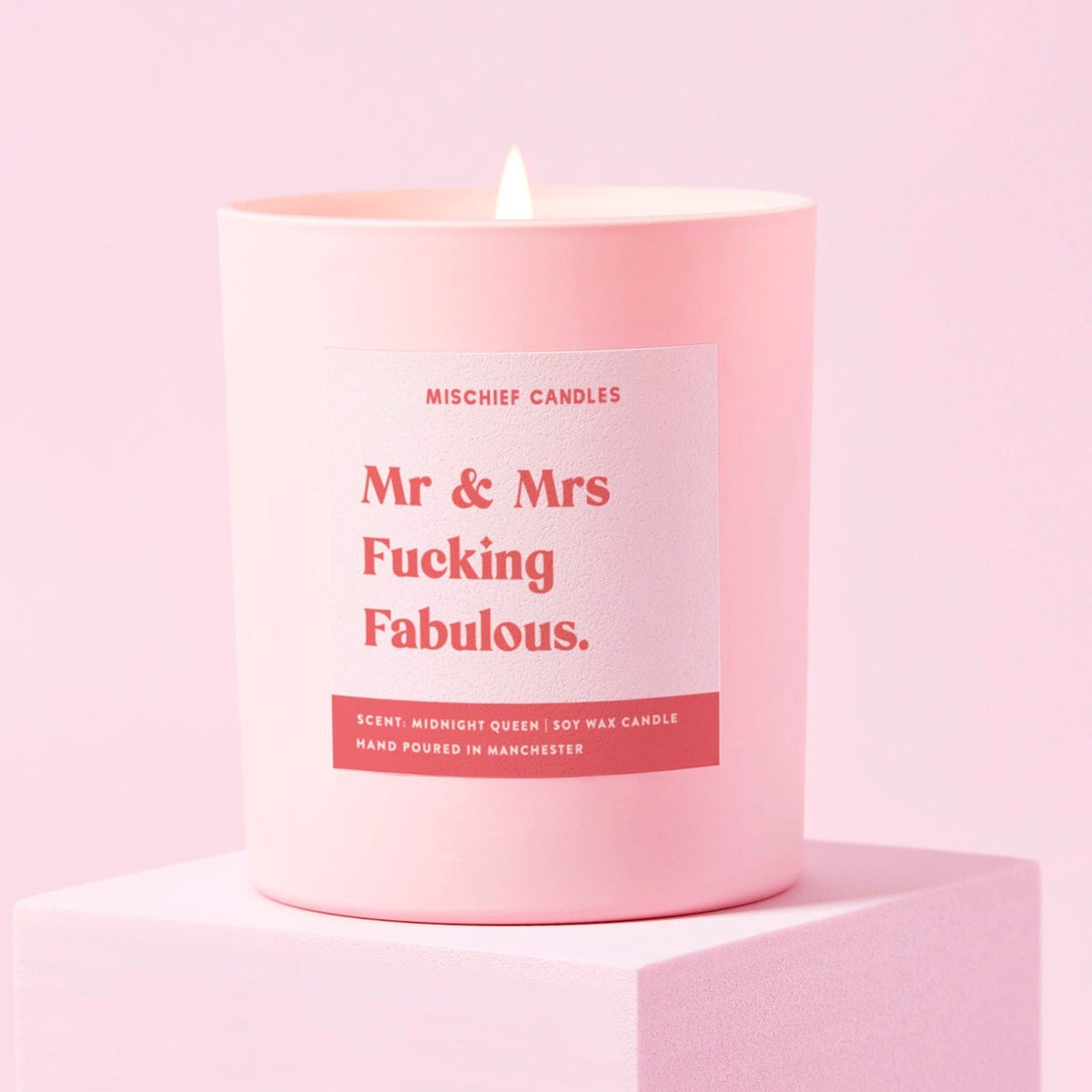 Mr And Mrs Fucking Fabulous Candle