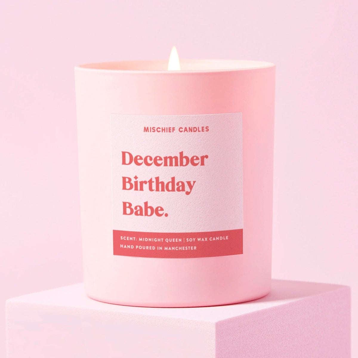 December Birthday Babe Candle