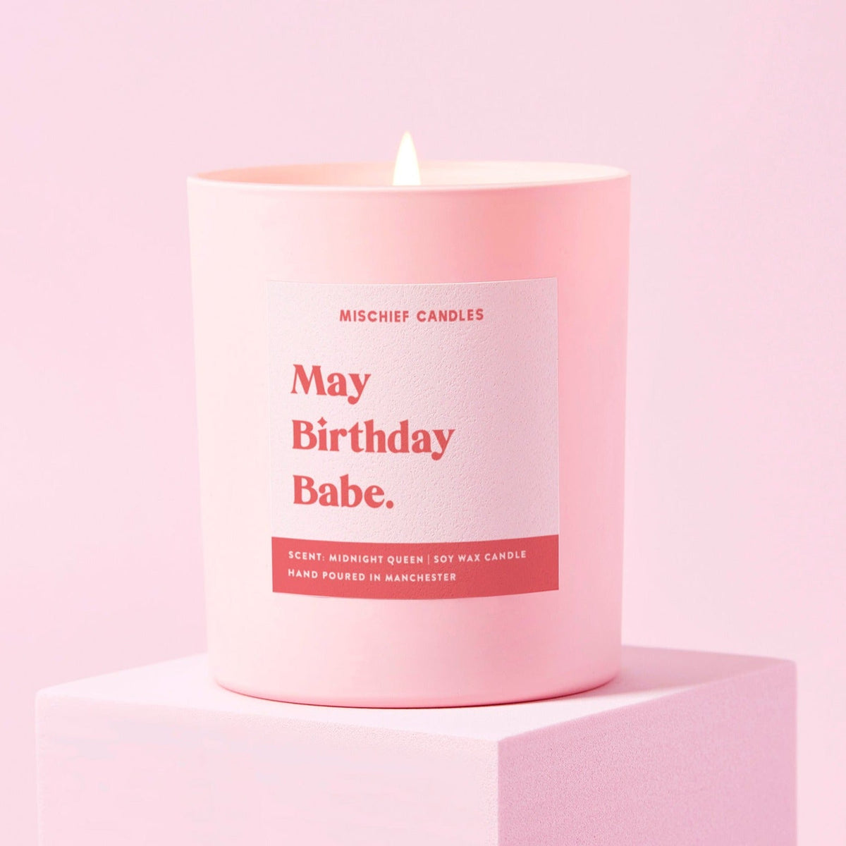 May Birthday Babe Candle