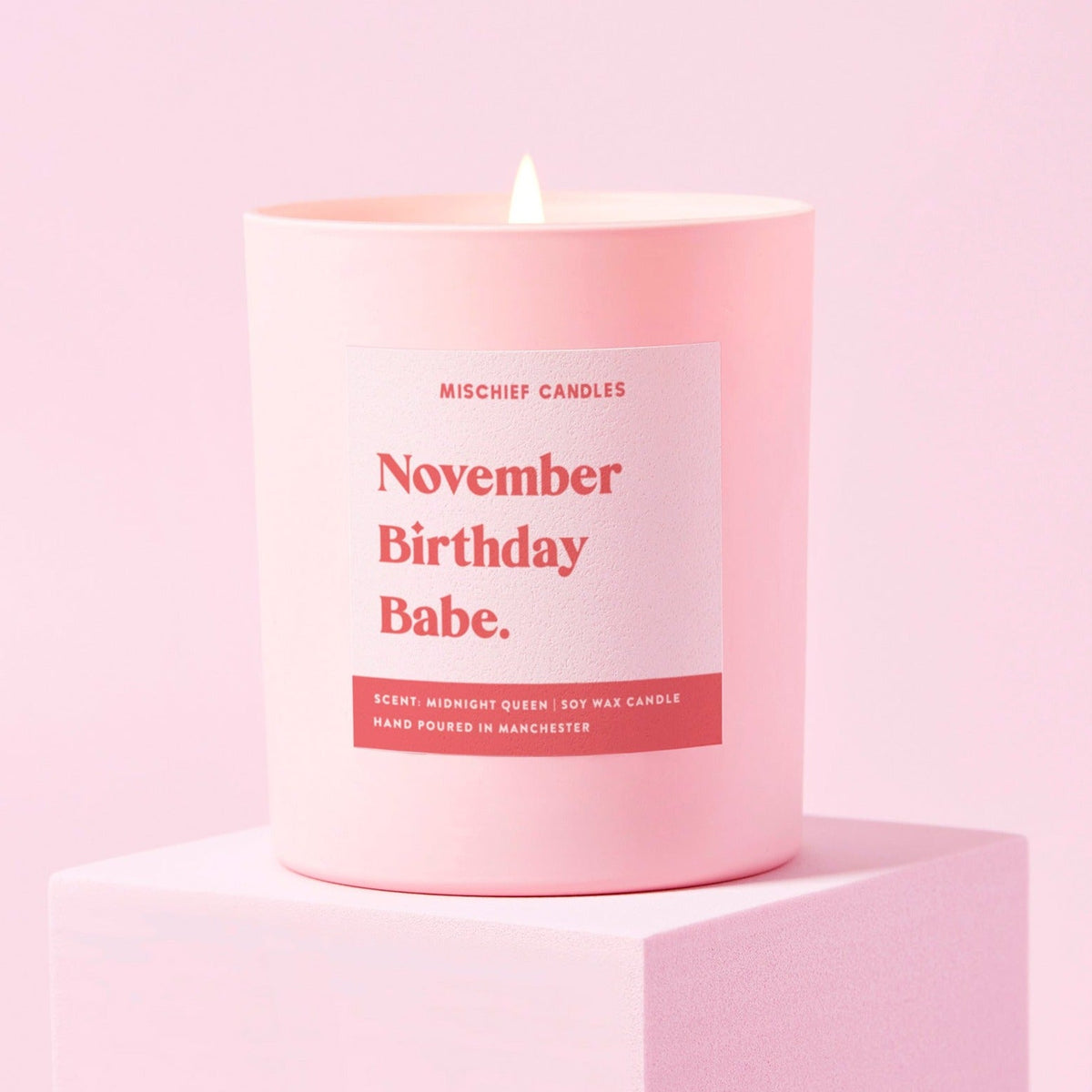 November Birthday Babe Candle