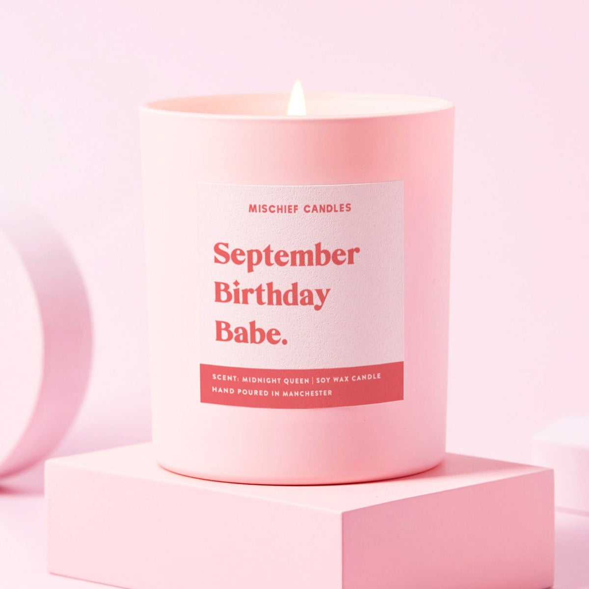 September Birthday Babe Candle
