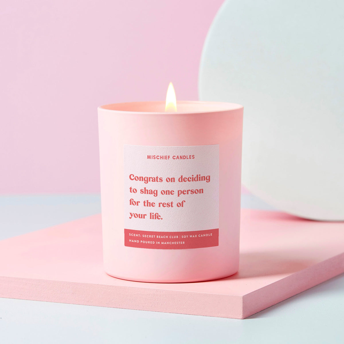 Congrats On Deciding To Shag One Person Candle