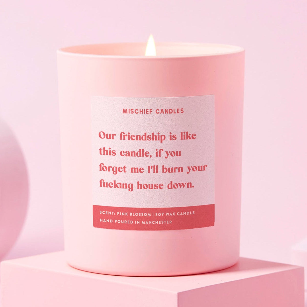 If You Forget Me I'll Burn Your House Down Candle
