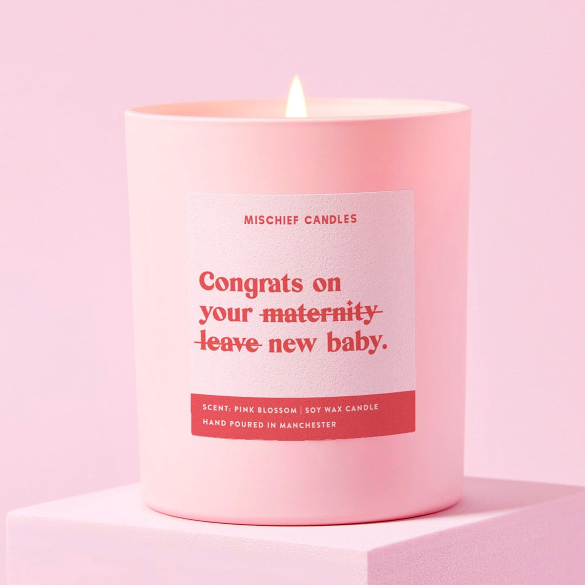 Congrats On Maternity Leave Candle