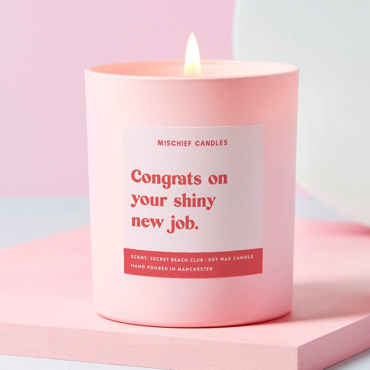 Congrats On Your Shiny New Job Candle