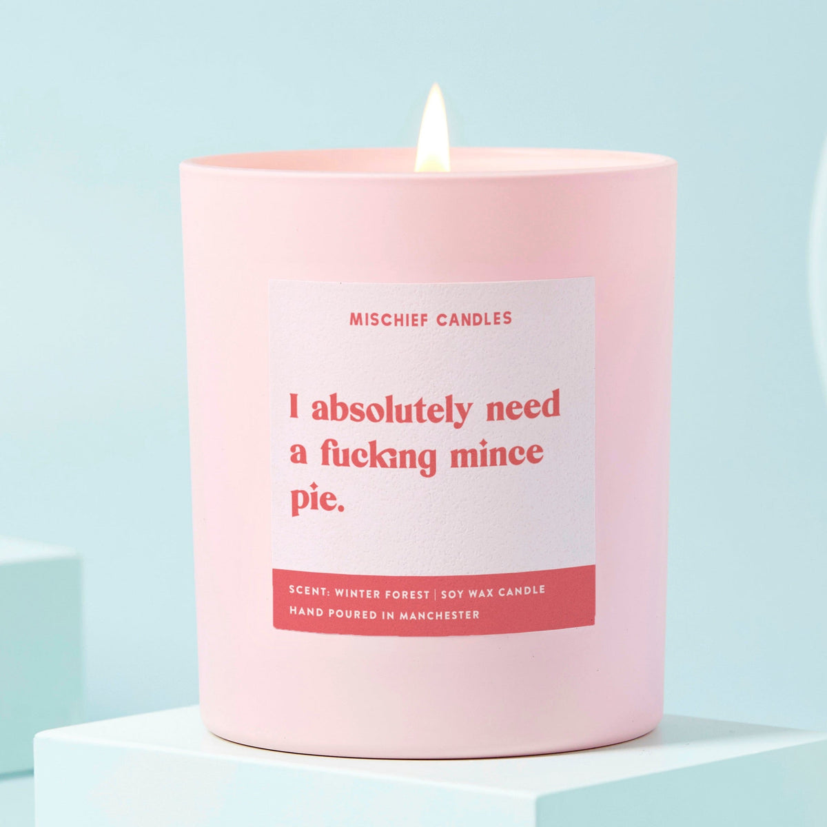 I Absolutely Need A Fucking Mince Pie Candle