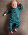 Merino Wool Baby Jumpsuit for Soft Sleeping Comfort