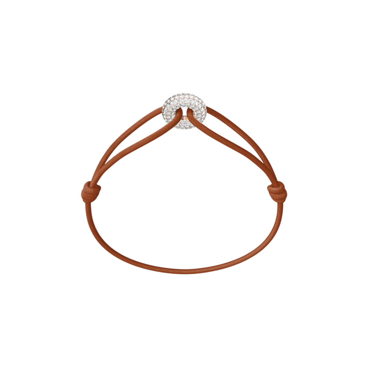 Mini Rose Soho Pavé Cord Bracelet