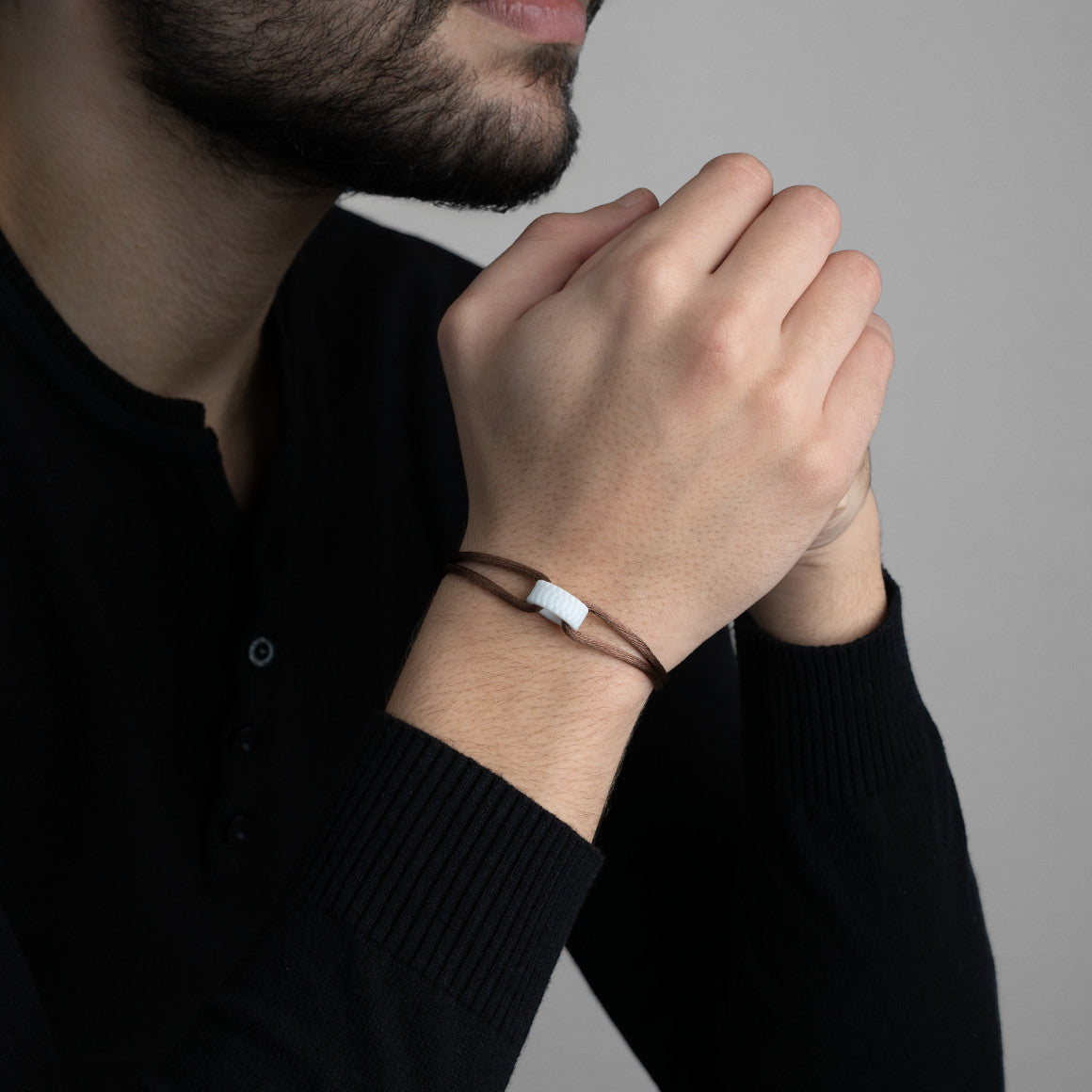 Snow Regent Cord Bracelet